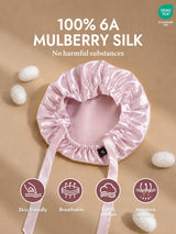 [Light Pink] SilkSilky-UK Sleep Cap 002