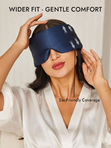 [Dark Blue] SilkSilky-UK Sleep Mask 005