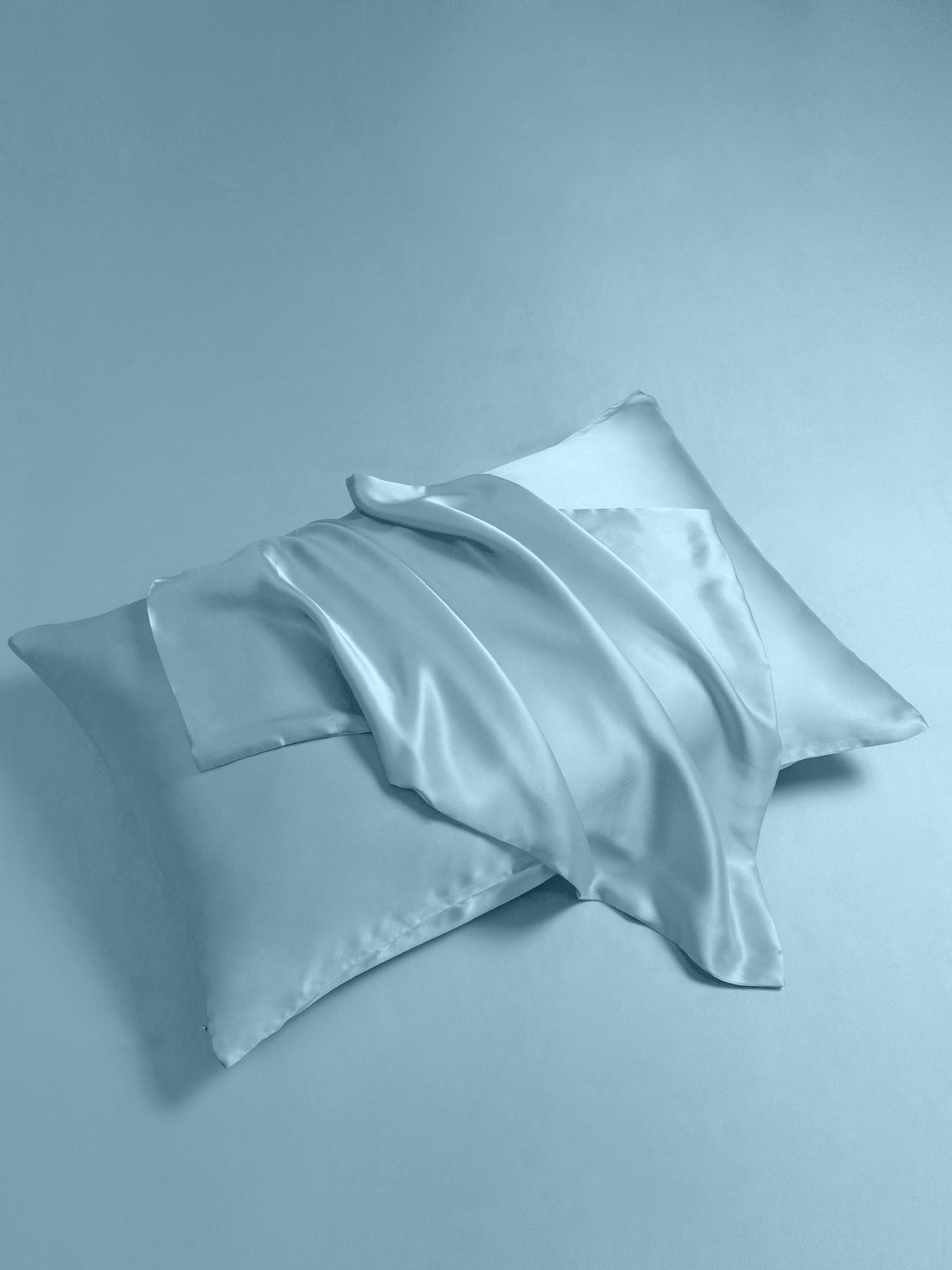 [Light Blue] SilkSilky-UK 19Momme Bed Linen Set 007