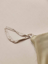 [Beige+Khaki] SilkSilky-UK 22Momme Pure Silk Bedding Set 007,
