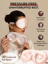 [Pink] SilkSilky-UK 22Momme Sleep Mask 003