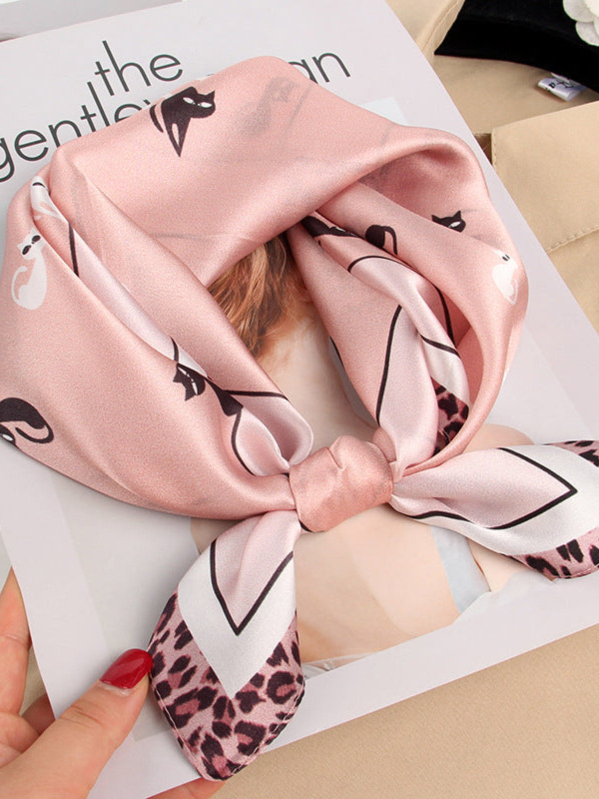 SilkSilky UK Pure Silk Scarf Pink 001