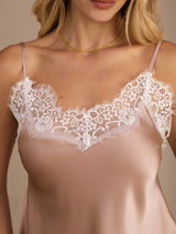 [Tuscany] SilkSilky-UK Spaghetti Strap V Neck Camisole 003