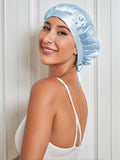 SilkSilky UK Pure Silk Sleep Cap LightBlue 001