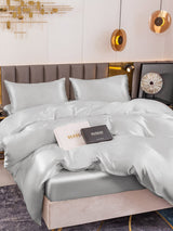 [Silver] SilkSilky-UK 19Momme Pure Silk Bedding Set 003