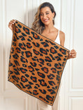 SilkSilky UK Pure Silk Scarf Leopard 003