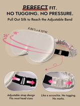 [Light Gray] SilkSilky-UK Sleep Mask 004