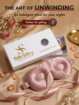 [Pale Mauve] SilkSilky-UK Sleep Mask 009