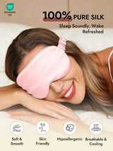 [Pink] SilkSilky-UK Sleep Mask 002