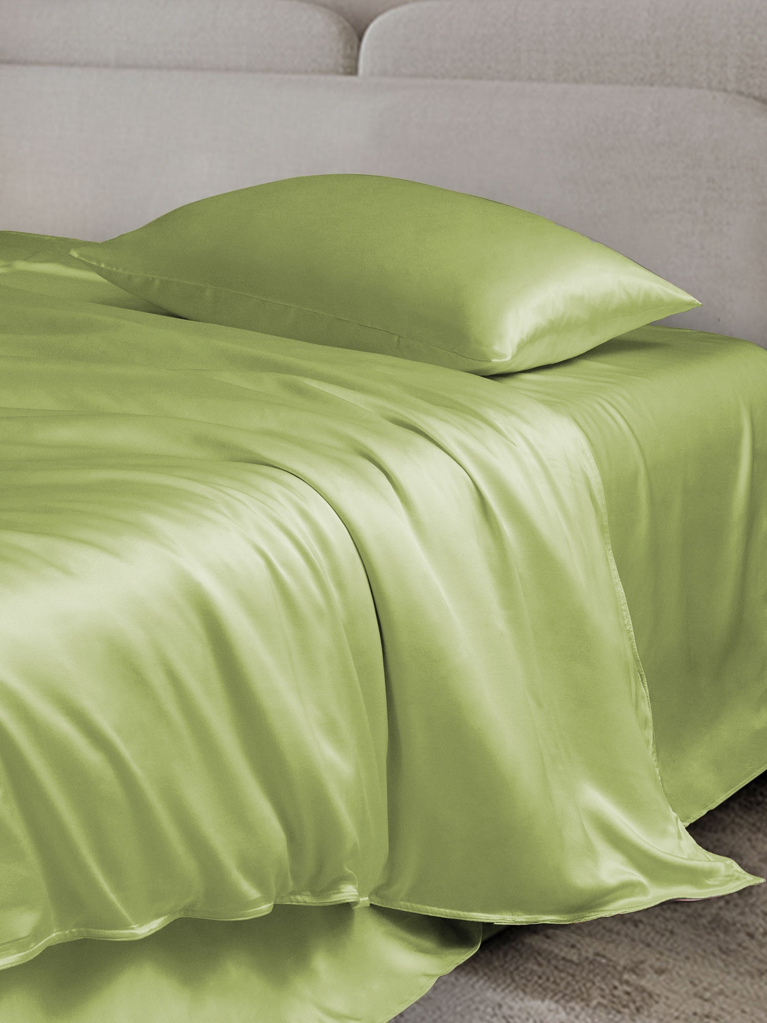 [Mint Green] SilkSilky-UK 19Momme Bed Linen Set 003