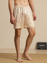 [Champagne] SilkSilky-UK Men's Sleep Shorts 003