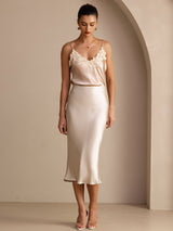 [Beige] SilkSilky-UK Skirt 007