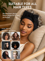 [Leopard] SilkSilky-UK Sleep Cap 005