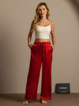 [Wine] SilkSilky-UK Women's Pants 004