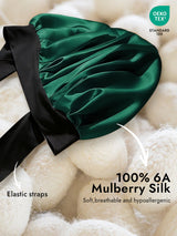 [Dark Green] SilkSilky-UK Sleep Cap 002