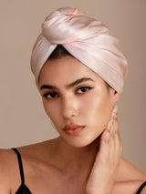 [Light Pink] SilkSilky-UK Hair Towel Wrap 002