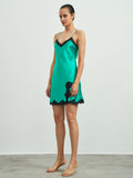 SilkSilky-UK-Pure-Silk-Sleeveless-V-Neck-Nightdress-Green-004