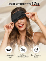 [Black] SilkSilky-UK Sleep Mask 005