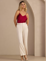 [Beige] SilkSilky-UK Womens Pants 007
