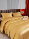 SilkSilky UK 22Momme Pure Silk Bedding Set Champagne 004