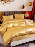 SilkSilky UK 19Momme Pure Silk Bedding Set Champagne 002