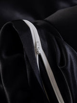 [Black] SilkSilky-UK 19Momme Pure Silk Bedding Set 007