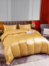 [Champagne] SilkSilky-UK 22Momme Pure Silk Bedding Set 005,