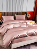 SilkSilky UK 22Momme Pure Silk Bedding Set PaleMauve 004