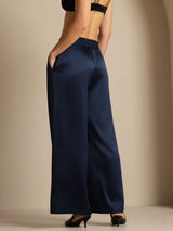 [DarkBlue] SilkSilky-UK 19Momme Silk Womens Pants 002
