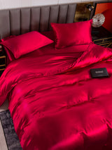 [Wine] SilkSilky-UK 19Momme Pure Silk Bedding Set 003