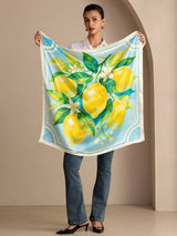 [Blue Lemon] SilkSilky-UK Scarf 006