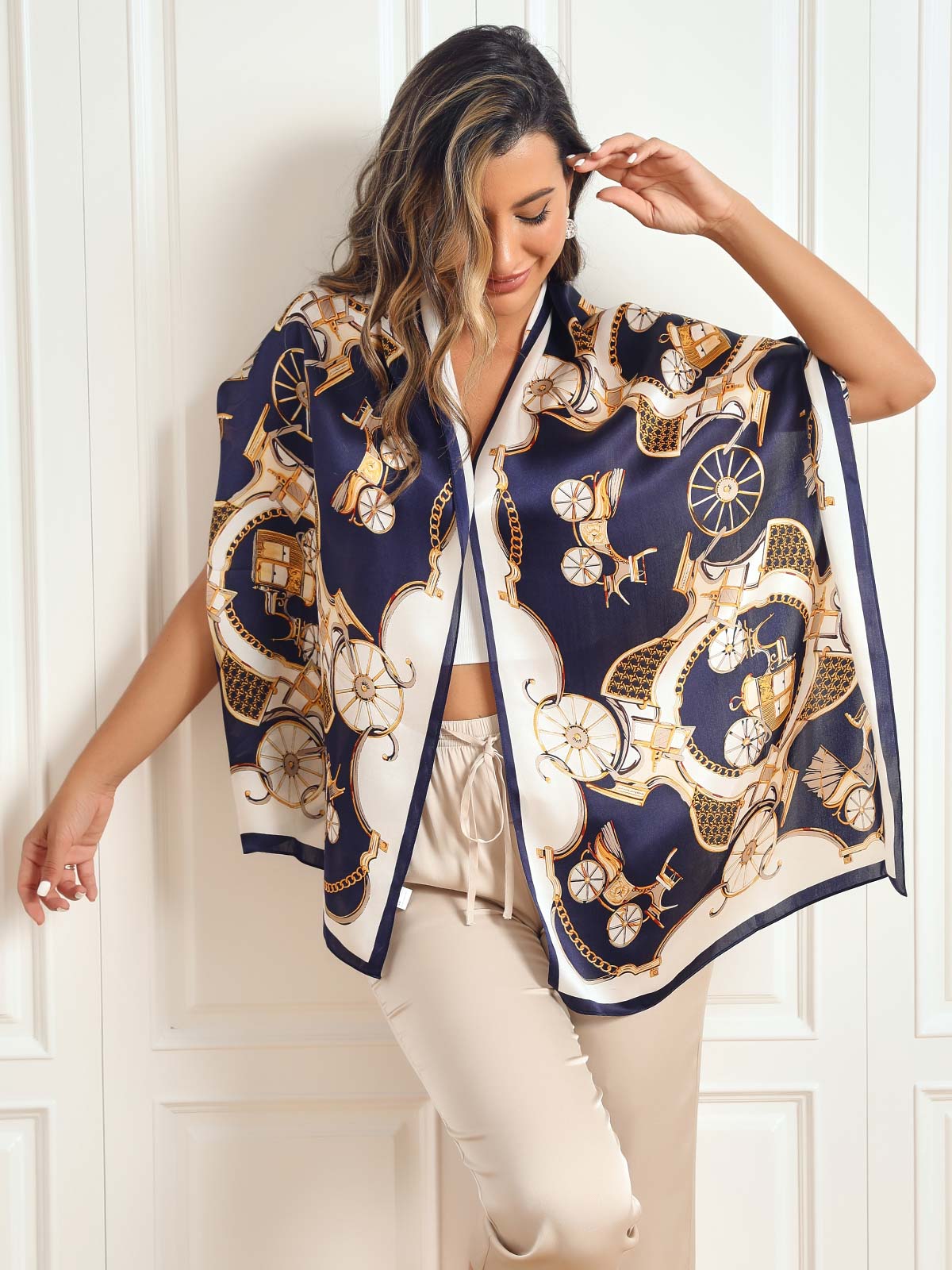 [P026] SilkSilky-UK Pure Silk Scarf 001,