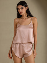 [Tuscany] SilkSilky-UK Spaghetti Strap Camisole Set 006