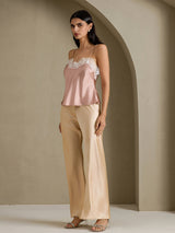 [Tuscany] SilkSilky-UK Spaghetti Strap V Neck Camisole 006