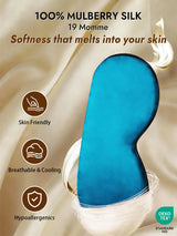 [Teal] SilkSilky-UK Sleep Mask 003