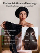 [Black] SilkSilky-UK Sleep Cap 003