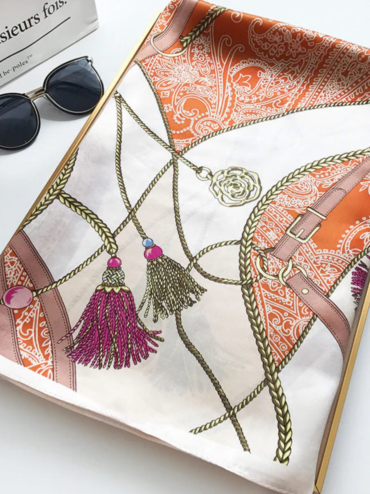 [P003] SilkSilky-UK Pure Silk Scarf 003,