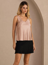 [Tuscany] SilkSilky-UK Sleeveless V Neck Camisole 006