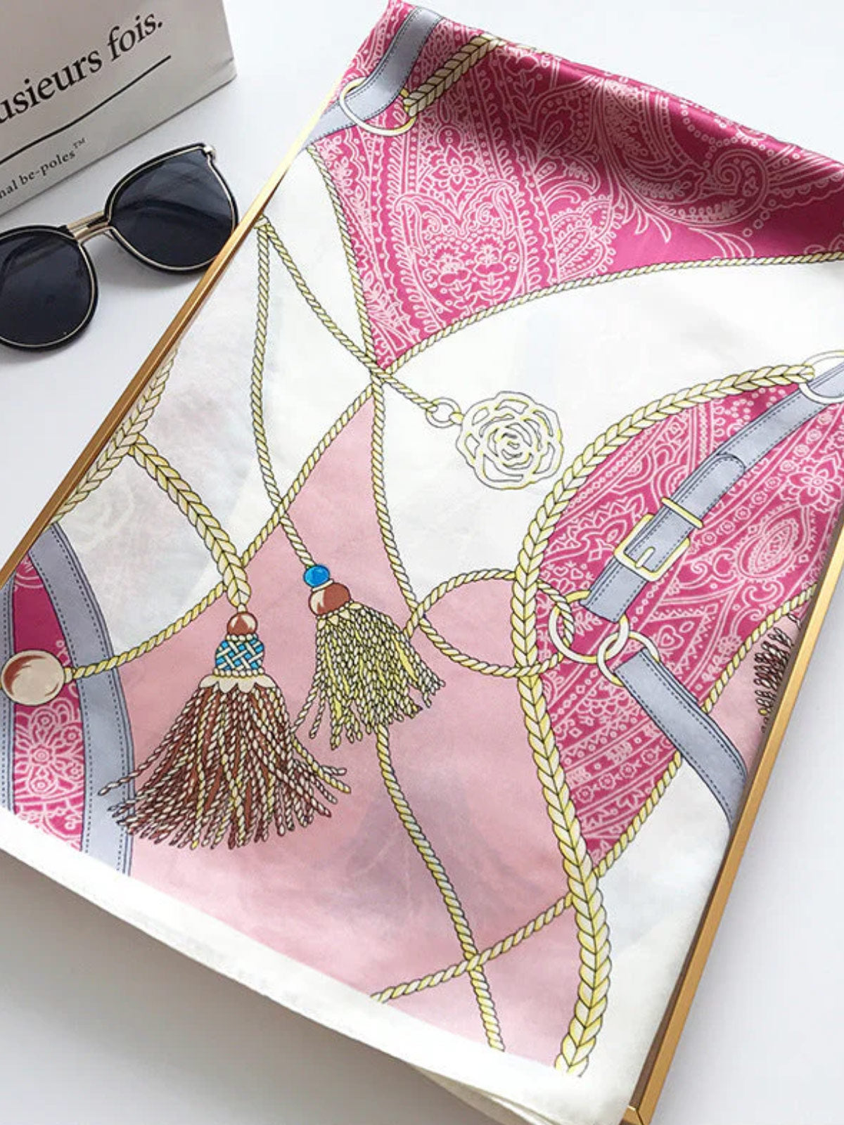 [P004] SilkSilky-UK Pure Silk Scarf 003,