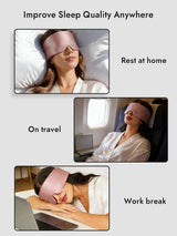 [Pale Mauve] SilkSilky-UK Sleep Mask 006
