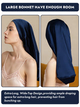 [Dark Blue] SilkSilky-UK Sleep Cap 003