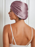 SilkSilky-UK-Pure-Silk-Sleep-Cap-Pale-Mauve-002