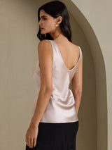 [Shadow Gray] SilkSilky-UK Sleeveless V Neck Camisole 002