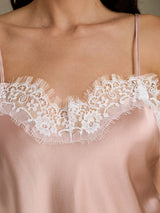 [Tuscany] SilkSilky-UK Spaghetti Strap V Neck Camisole 004