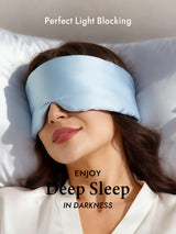 [Light Blue] SilkSilky-UK Sleep Mask 003