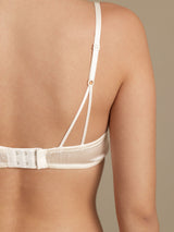 [White] SilkSilky-UK Bra 005