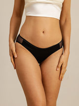 [Black] SilkSilky-UK 19Momme Stretch Silk Charmeuse Panty 003