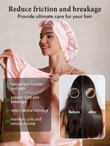 [Light Pink] SilkSilky-UK Sleep Cap 003