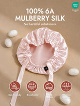 [Pink] SilkSilky-UK Sleep Cap 002