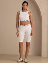 [White] SilkSilky-UK Womens Shorts 007